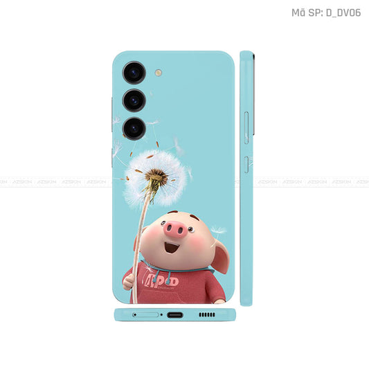 Dán Skin Galaxy S23 Series Hình Heo Ngộ Nghĩnh | D_DV06