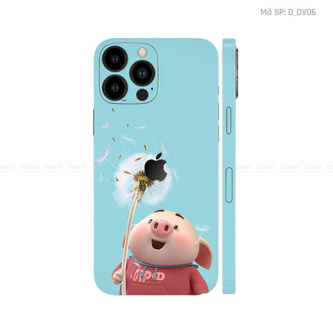 Dán Skin IPhone 12 Series Hình Heo Dễ Thương | D_DV06