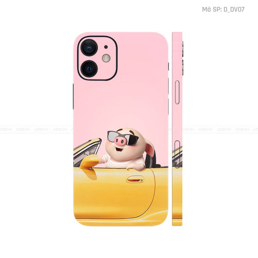 Dán Skin IPhone 12 Series Hình Heo Dễ Thương | D_DV07