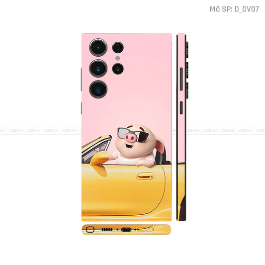 Dán Skin Galaxy S23 Series Hình Heo Ngộ Nghĩnh | D_DV07