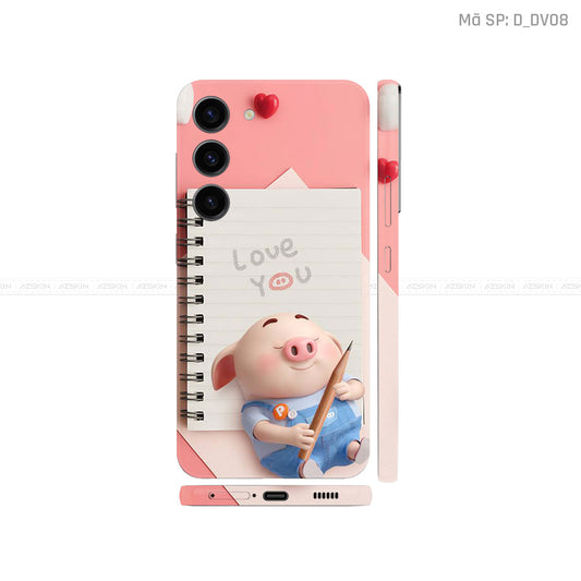 Dán Skin Galaxy S23 Series Hình Heo Ngộ Nghĩnh | D_DV08