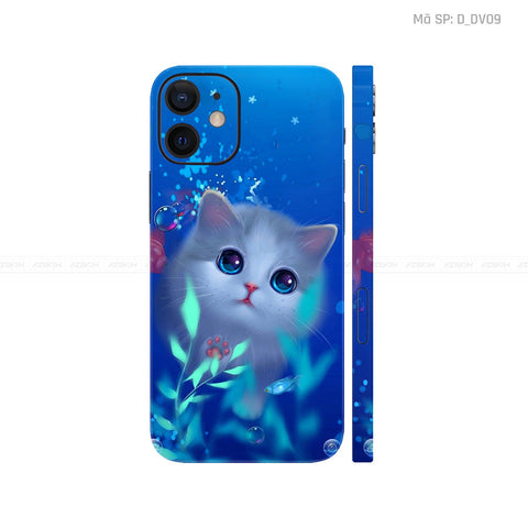 Dán Skin IPhone 12 Series Hình Mèo Dễ Thương | D_DV09