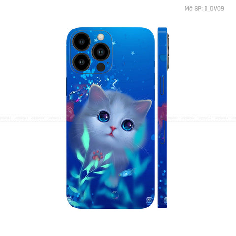 Dán Skin IPhone 12 Series Hình Mèo Dễ Thương | D_DV09