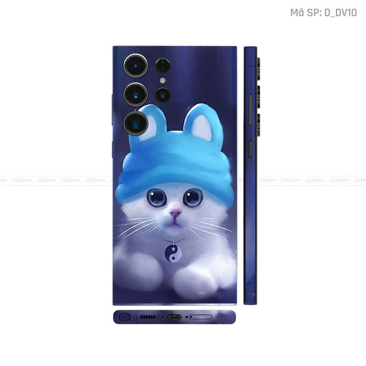 Dán Skin Galaxy S23 Series Hình Mèo Ngộ Nghĩnh | D_DV10