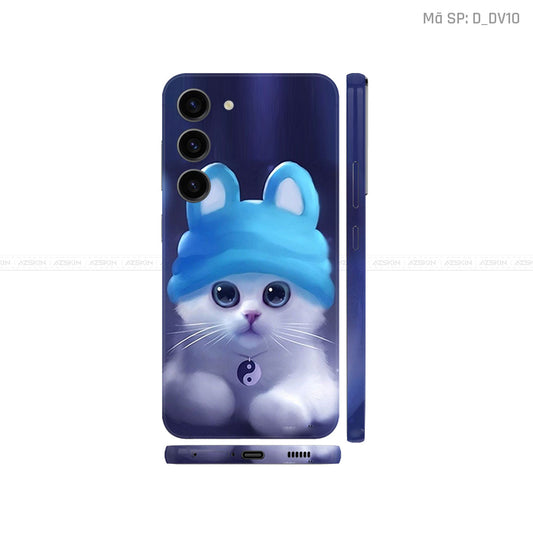 Dán Skin Galaxy S23 Series Hình Mèo Ngộ Nghĩnh | D_DV10
