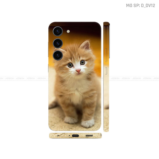 Dán Skin Galaxy S23 Series Hình Mèo Ngộ Nghĩnh | D_DV12