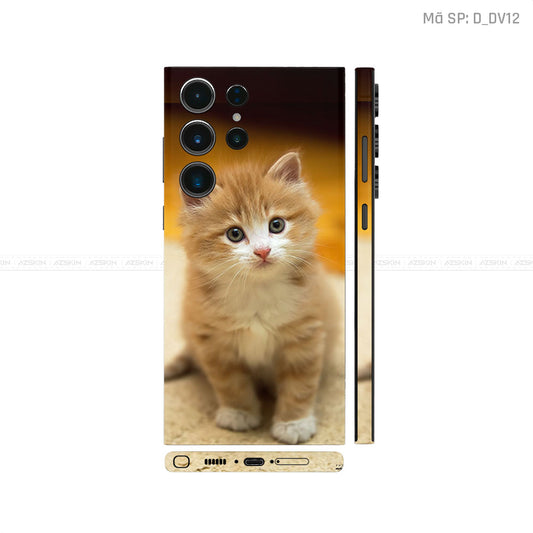 Dán Skin Galaxy S23 Series Hình Mèo Ngộ Nghĩnh | D_DV12