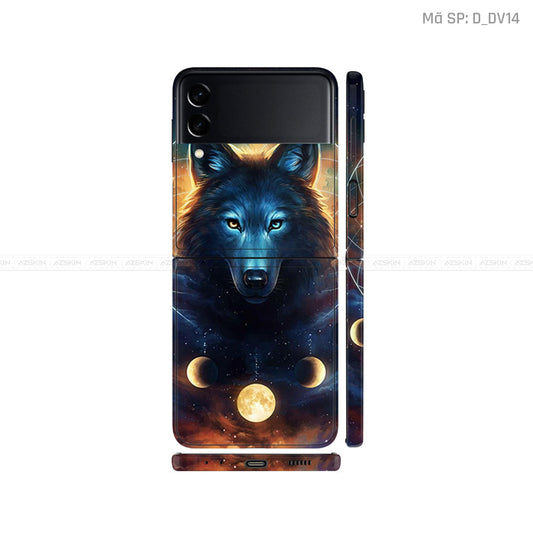 Dán Skin Galaxy Zflip4 Hình Sói | D_DV14