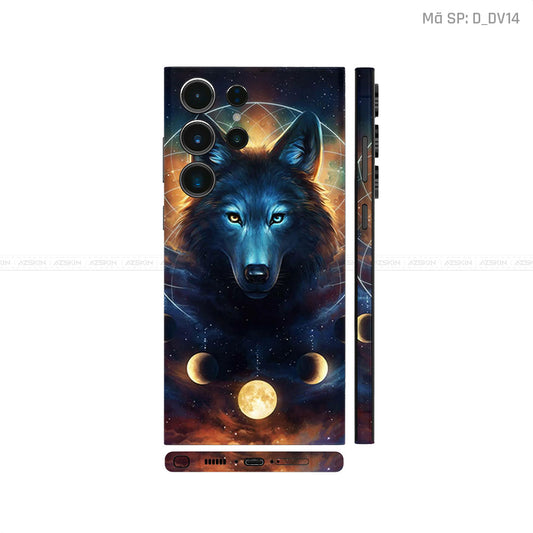 Dán Skin Galaxy S23 Series Hình Chó Sói | D_DV14