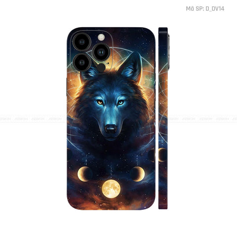 Dán Skin IPhone 12 Series Hình Chó Sói  | D_DV14