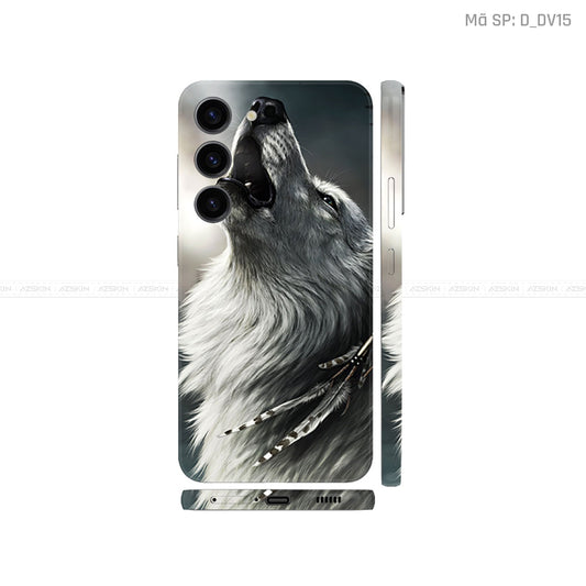 Dán Skin Galaxy S23 Series Hình Chó Sói | D_DV15