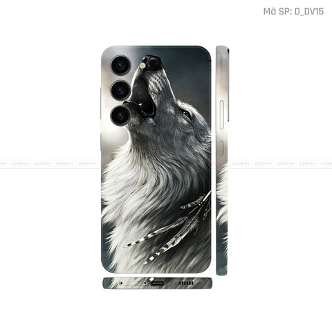 Dán Skin Galaxy S23 Series Hình Chó Sói | D_DV15