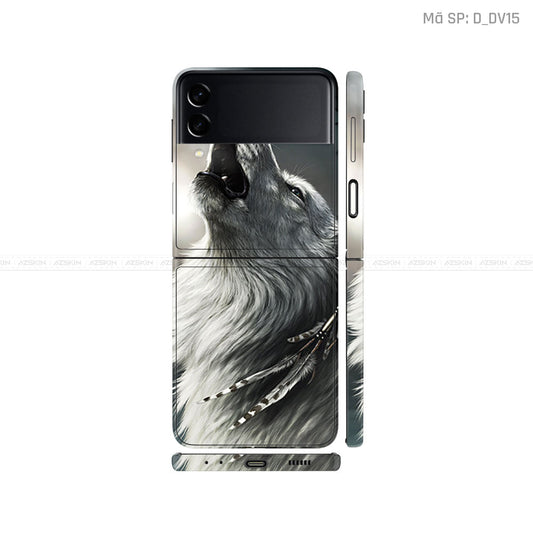 Dán Skin Galaxy Zflip4 Hình Sói | D_DV15
