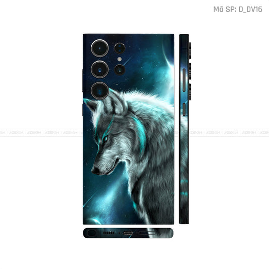 Dán Skin Galaxy S23 Series Hình Chó Sói | D_DV16