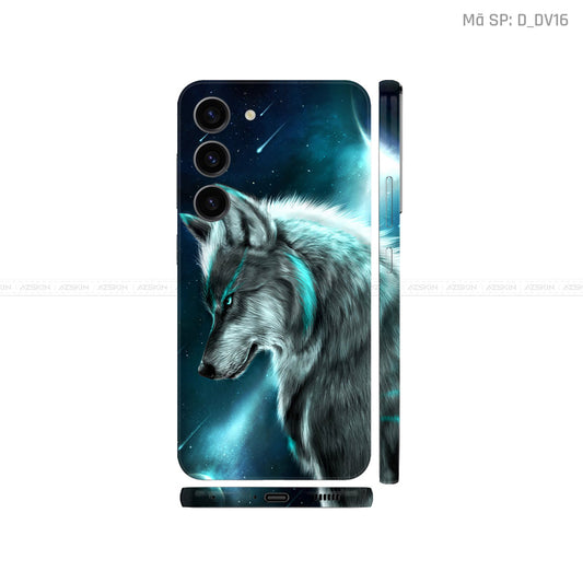 Dán Skin Galaxy S23 Series Hình Chó Sói | D_DV16