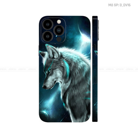 Dán Skin IPhone 12 Series Hình Chó Sói  | D_DV16