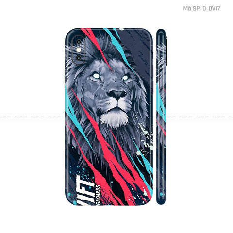 Dán Skin IPhone X Series Hình Động Vật | D_DV17