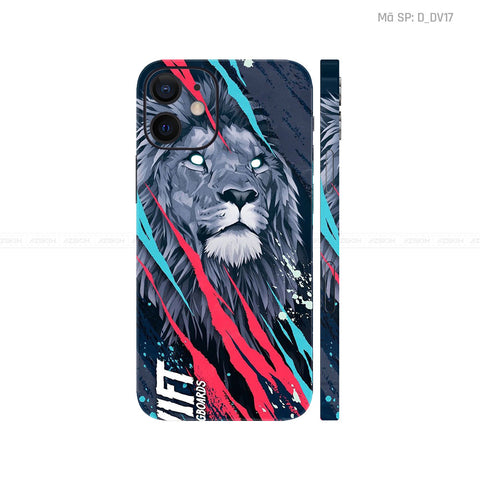 Dán Skin IPhone 12 Series Hình Sư Tử  | D_DV17