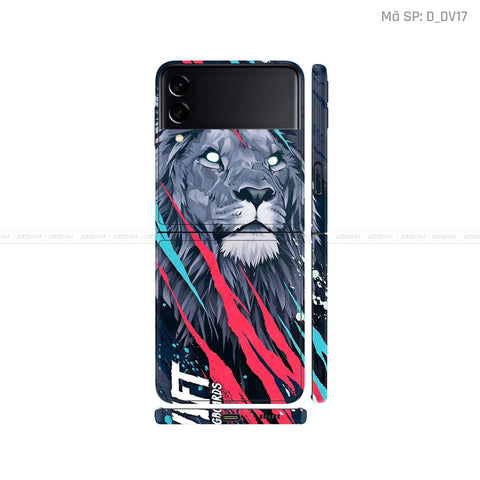 Dán Skin Galaxy Zflip3 Hình Sư Tử | D_DV17