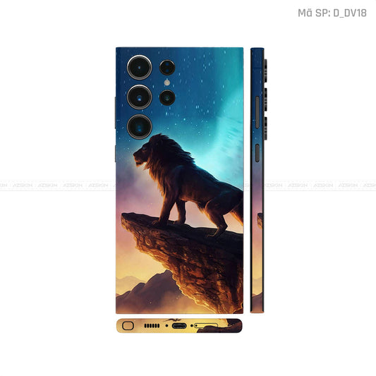 Dán Skin Galaxy S23 Series Hình Chó Sói | D_DV18
