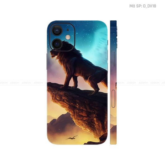 Dán Skin IPhone 12 Series Hình Chó Sói  | D_DV18