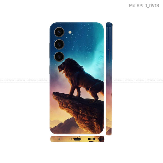 Dán Skin Galaxy S23 Series Hình Chó Sói | D_DV18