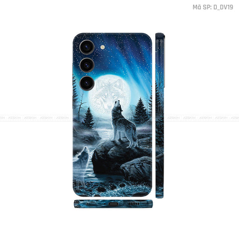 Dán Skin Galaxy S23 Series Hình Chó Sói | D_DV19