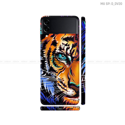 Dán Skin Galaxy Zflip4 Hình Hổ | D_DV20