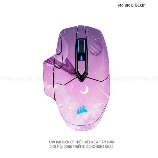 Skin Dán Chuột Corsair Hình Galaxy - Space | D_GLX01
