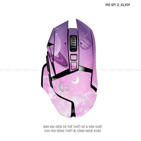 Skin Dán Chuột Logitech Hình Galaxy - Space | D_GLX01
