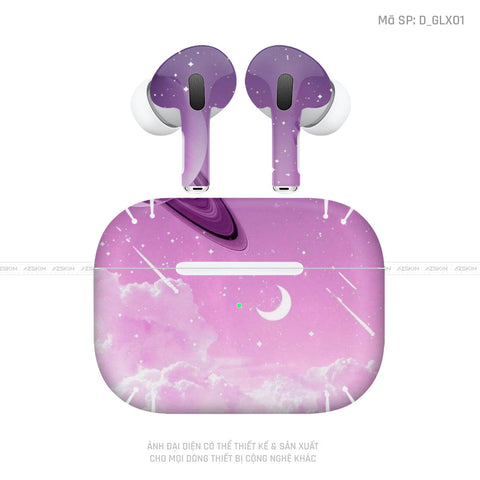 Dán Skin Tai Nghe Airpod Pro/ Pro 2 Hình Galaxy - Space | D_GLX01