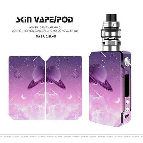 Dán Skin Vape Hình Galaxy - Space | D_GLX01