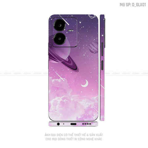 Dán Skin Vivo Y Series Hình Galaxy - Space | D_GLX01