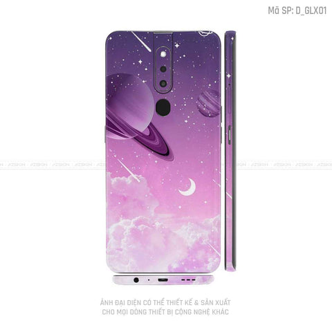 Miếng Dán Skin Điện Thoại OPPO F Series Hình Galaxy-Space | D_GLX01
