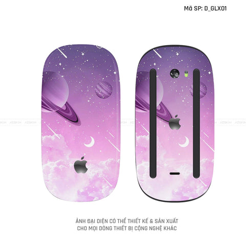 Skin Dán Chuột Apple Magic Mouse Hình Galaxy - Space | D_GLX01