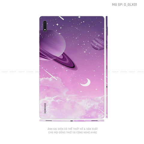 Dán Skin Galaxy Tab S8 Series Hình Galaxy - Space | D_GLX01