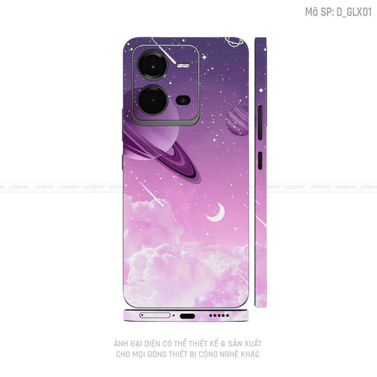 Dán Skin Vivo V Series Hình Galaxy-Space | D_GLX01