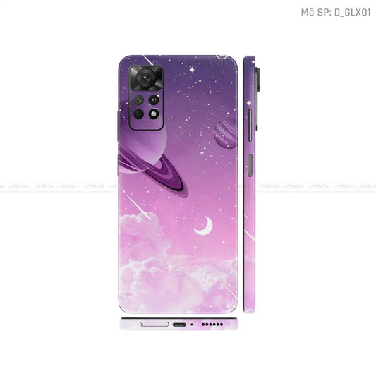 Dán Skin Xiaomi Redmi Note 11 Series Hình Galaxy - Space | D_GLX01