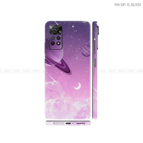 Dán Skin Xiaomi Redmi Note 11 Series Hình Galaxy - Space | D_GLX01