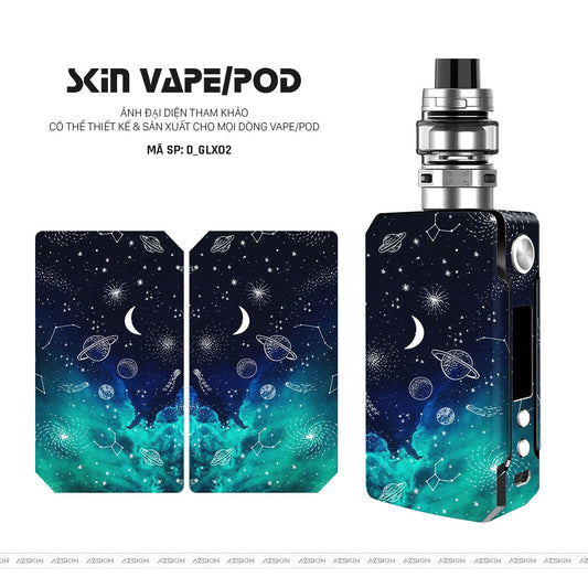Dán Skin Vape Hình Galaxy - Space | D_GLX02