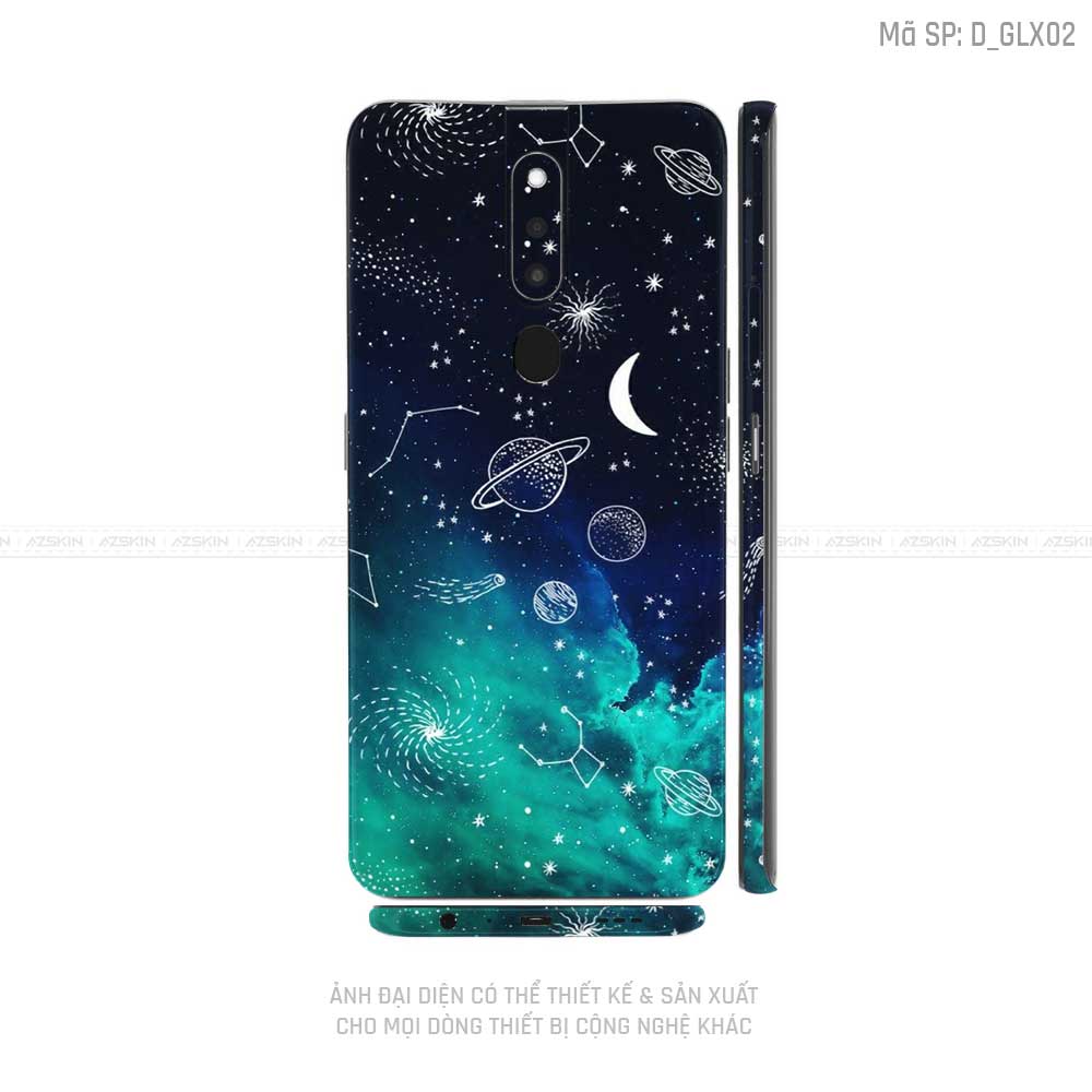 Miếng Dán Skin Điện Thoại OPPO F Series Hình Galaxy-Space | D_GLX02