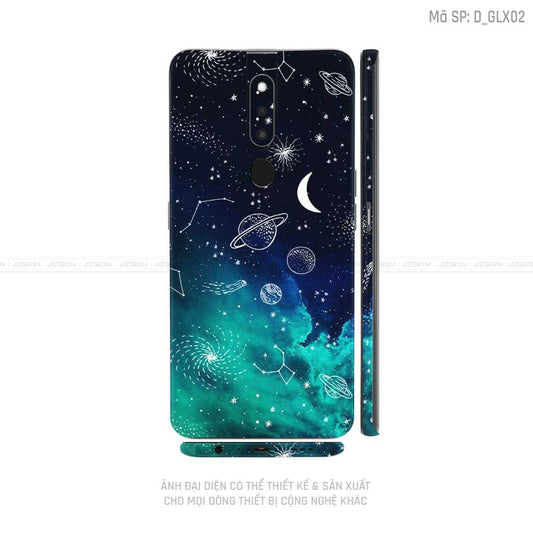 Miếng Dán Skin Điện Thoại OPPO F Series Hình Galaxy-Space | D_GLX02