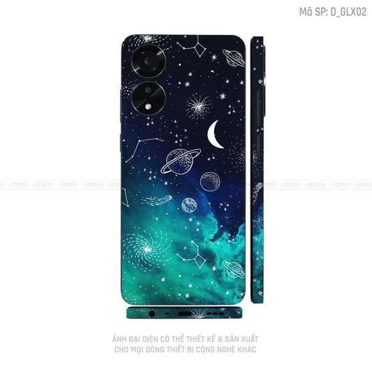 Miếng Dán Skin Điện Thoại OPPO A Series Hình Galaxy - Space | D_GLX02