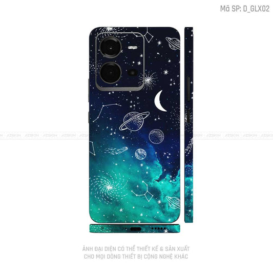 Dán Skin Vivo V Series Hình Galaxy-Space | D_GLX02