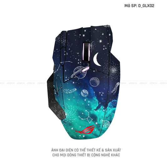 Skin Dán Chuột Asus Hình Galaxy - Space | D_GLX02