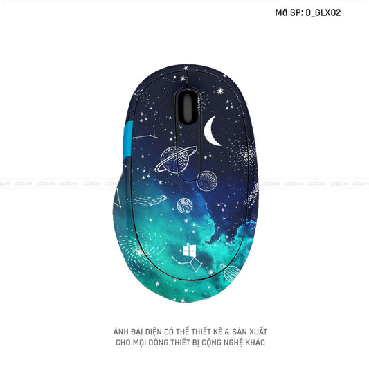 Skin Dán Chuột Microsoft Hình Galaxy - Space | D_GLX02