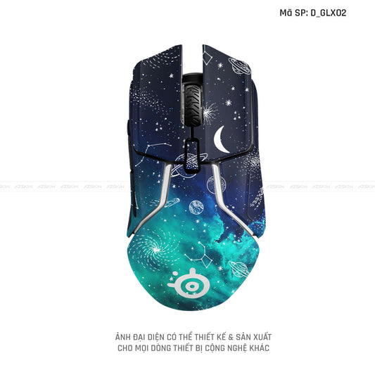 Skin Dán Chuột Steelseries Hình Galaxy Vũ Trụ | D_GLX02