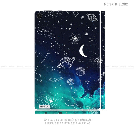 Dán Skin Máy Tính Bảng Lenovo Pad Series Hình Galaxy - Space | D_GLX02
