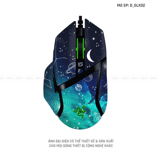 Skin Dán Chuột Razer Hình Galaxy - Space | D_GLX02