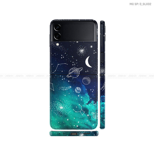 Dán Skin Galaxy Zflip4 Hình Galaxy - Space | D_GLX02